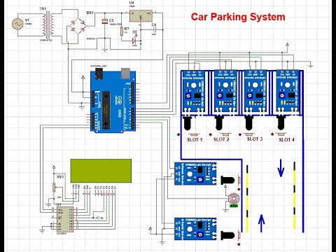 Smart parking system project using Arduino UNO || simulation of smart ...