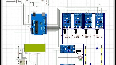 Smart parking system project using Arduino UNO || simulation of smart car parking system in proteus