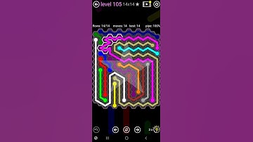 How To Solve Flow Free Hexes Pathway Pack Level 105 14x14 Board Walk Through Solution Walkthrough