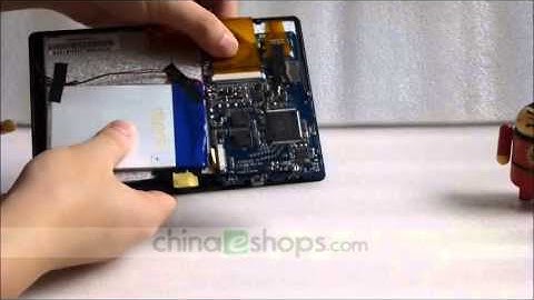 Disassembly 7 Inch AllWinner A13 Q88 Android 4.0 Tablet PC