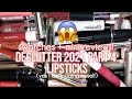 a pathetic lipstick declutter | Makeup collection declutter 2021