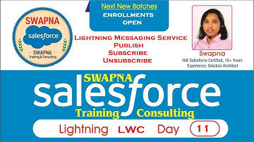 11.Salesforce LWC Step by Step Tutorial Lightning Messaging Service Publish Subscribe Unsubscribe