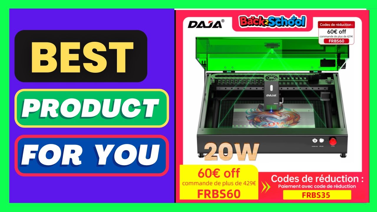 DAJA A8 Laser Cutter Engraver High precision Business Efficient Laser
