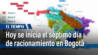 Hoy se inicia el séptimo día de racionamiento de agua en Bogotá | El Tiempo