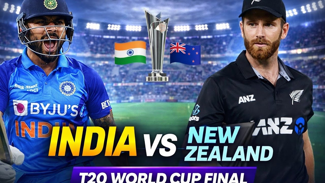 INDIA vs NEW ZEALAND 😱 T20 World Cup Final | Last Over Thriller 🔥 - YouTube