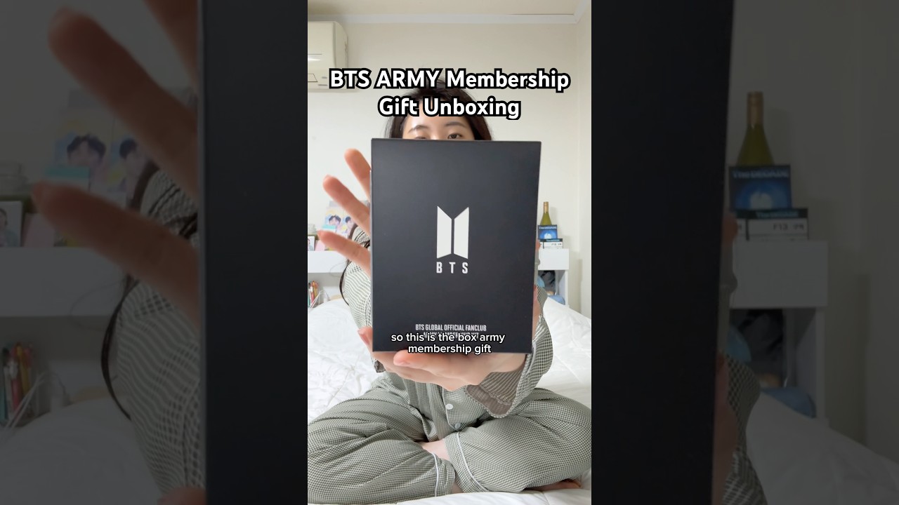 Распаковка подарка для участников ARMY BTS 💜 