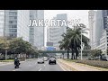 Driving jakarta 4k  worlds fastest sinking megacity  indonesia