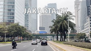 Driving Jakarta 4K  Worlds Fastest Sinking Megacity  Indonesia