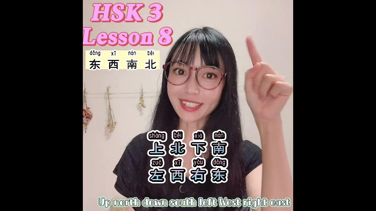 【HSK3 lesson 8 】中国語の「東西南北」の表現？How to say South East and North West in