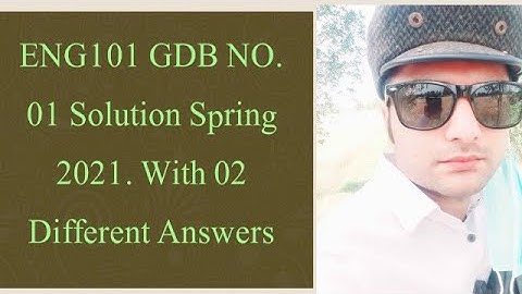 ENG101 GDB No.01 Solution Spring 2021| Eng101 solved GDB 1 2021| Eng101 gdb 1 solution 2021