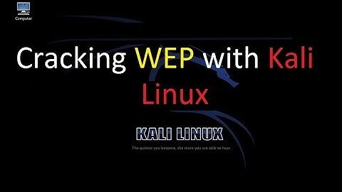 Cracking WEP with Kali Linux  (step by step)_wifi hacker