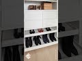 Organizational Pull-Out Shoe Storage in Walk-In Closet