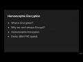 001 Introduction to Homomorphic Encryption