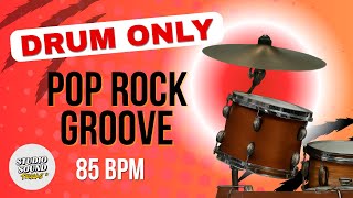 🎸 85 BPM | Pop Rock Backing Track – 90s Drum Groove w/ Fills | No Doubt Style Loop