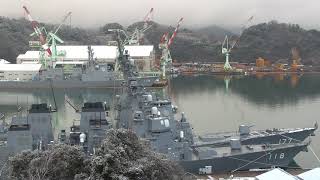 M180104 海上自衛隊舞鶴基地 在泊艦艇