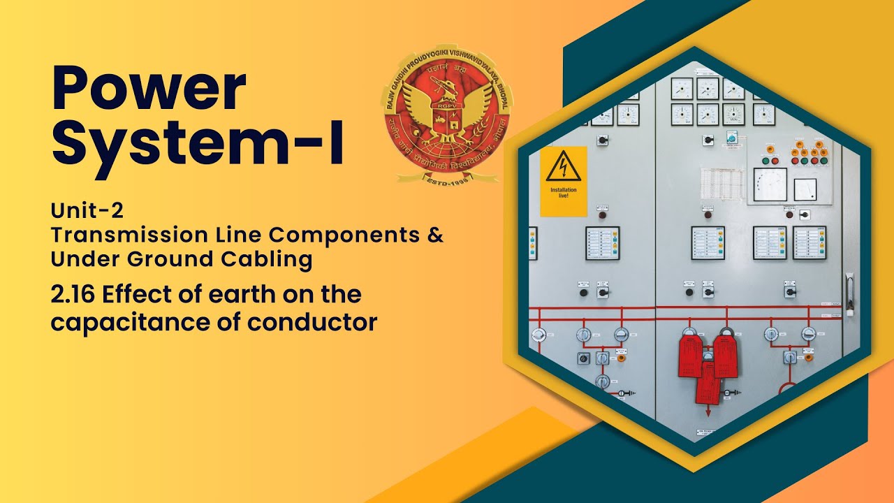 2.16 Effect of earth on the capacitance of conductor | EE404 |