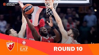 Zvezda-Milan | Round 10 Highlights | 2023-24 Turkish Airlines EuroLeague