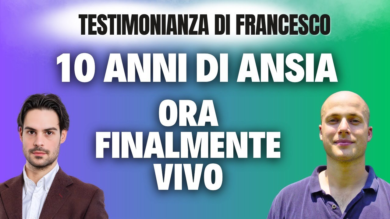 Ansia: come è cambiata la mia vita in 8 sedute - YouTube