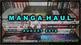 Manga Haul | August 2018 | InsidiousSwede