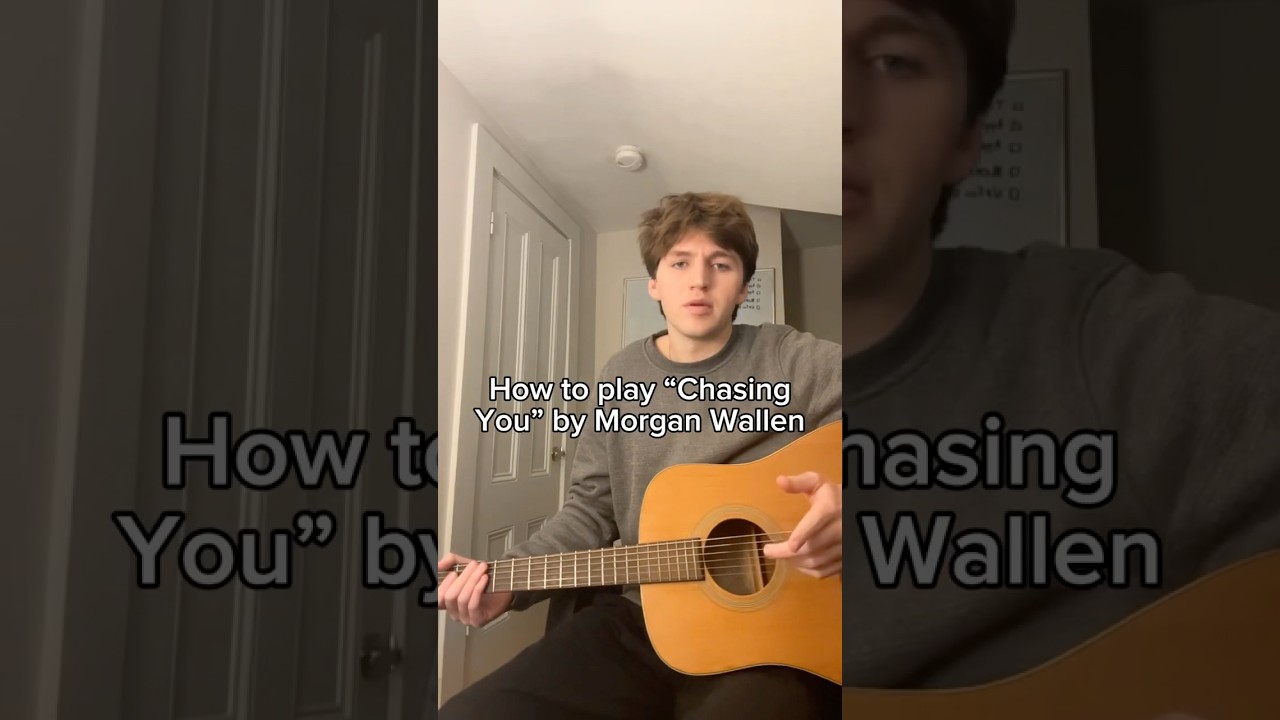 Watch How to Play “Chasing You” by Morgan Wallen on the Guitar on YouTube Watch How to Play “Chasing You” by Morgan Wallen on the Guitar on YouTube