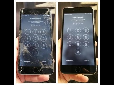 IPHONE 6S plus-ზე შუშის შეცვლა/iPhone 6S Plus glass replacement/переклейка стекла iphone 6s plus