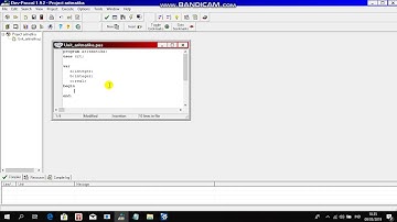 Tutorial membuat Aritmatika(PEMBAGIAN) menggunakan DEV-PASCAL #tugasakhir
