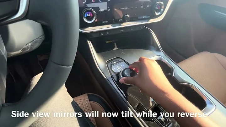 Lexus Owners | Using Tilt Side View Mirrors