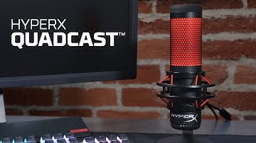 Standalone Microphone with Built-In Shock Mount – HyperX QuadCast