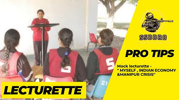 Lecturette practice session 4 for SSB BRO defence aspirants - #freessbguidance by @SSBbrohere