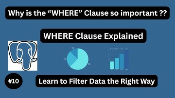 PostgreSQL WHERE Clause Explained | Filter Data in SQL - PostgreSQL Tutorial #10
