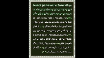 سورة البقرة الآية 197 | بصوت الشيخ د.ياسر الدوسري