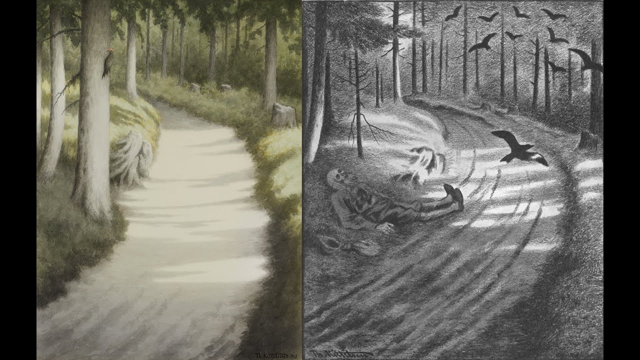 theodor-kittelsen-hakkespett-1913-fattigmannen-1895-youtube