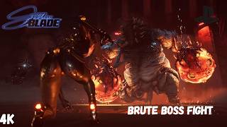 Stellar Blade Brute Boss Fight (No Commentary) | PS5 Gameplay 4K 60FPS screenshot 2