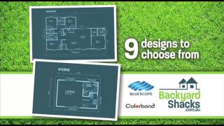 Backyard Shacks is a new range of pre-fabricated steel buildings from Ranbuild. There are nine individual 