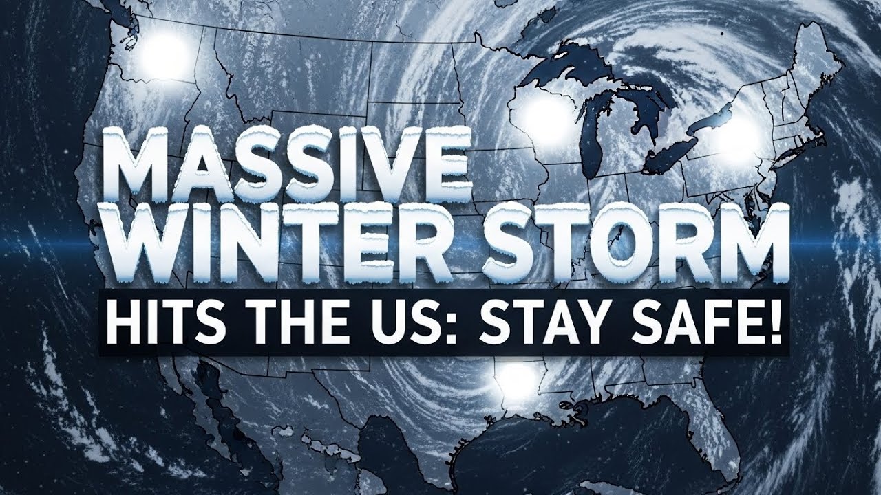 Massive Winter Storm Hits the US: Stay Safe!#WinterStorm2025# ...