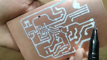 How to make Printed Circuit Board PCB Using ferric chloride