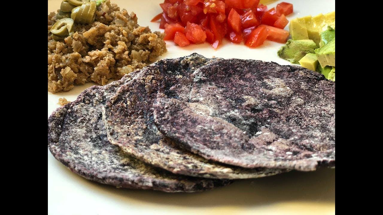 Tortillas De Maíz Morado Sin Gluten YouTube