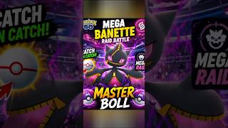 mega banette raid battle on catch in Pokemon go ll #pokemongo #catchlegendrypokemon #shinypokemon