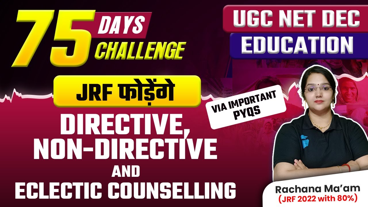 Ugc net education pyqs directive non directive eclectic