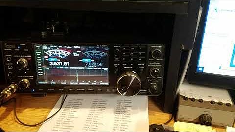 Using Morse code CW at W8EH using the ICOM IC-7610. Ohio QSO Party. OHQP..
