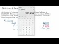 Calculate the Monthly Balance in a Retirement Annuity