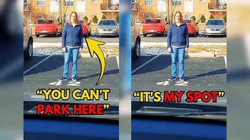 Dashcam Shows Karen Blocking Black Man from His Assigned Parking Spot