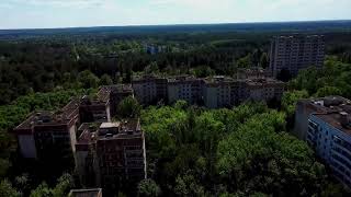 Припять с высоты, съемки с дрона / Unique shooting of Pripyat and Chernobyl (Drone Footage)
