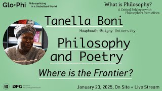 Play video: Poetry and Philosophy: Where is the Frontier? (Tanella Boni)