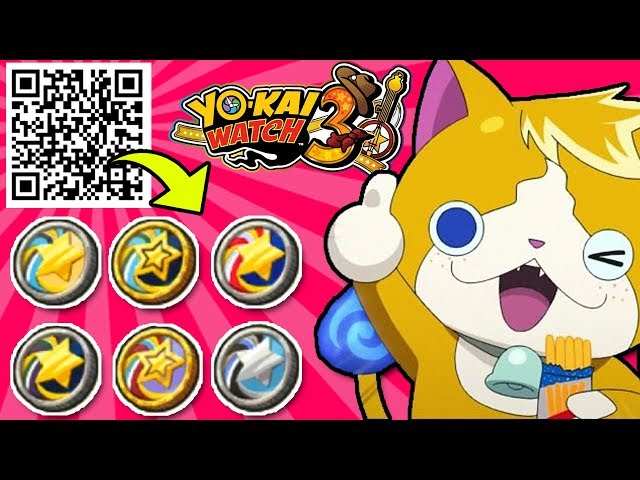 400+ QR Codes for DREAM MEDAL COINS in Yo-kai Watch 3 