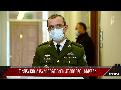 თავდაცვისა და უშიშროების კომიტეტის სხდომა