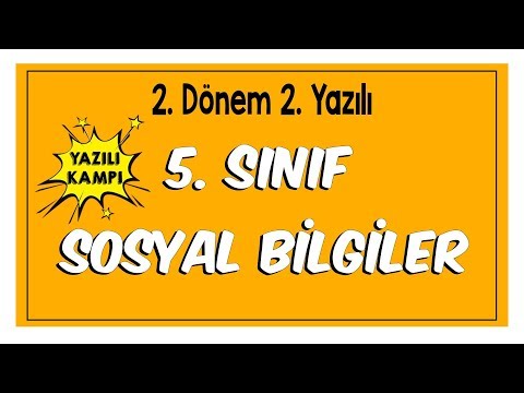 5.Sınıf Sosyal 2.Dönem 2.Yazılıya Hazırlık