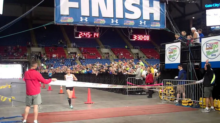 2012 Fargo Marathon Women's Winner Lisa Dyer