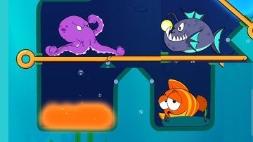 save fish / pull the pin level android and ios games save fish game pull the pin / mobile game