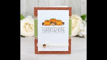 Unity Quick Tip: Autumn Card with Masking + Copic Coloring